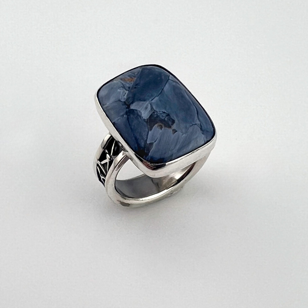 Pietersite Silver Ring