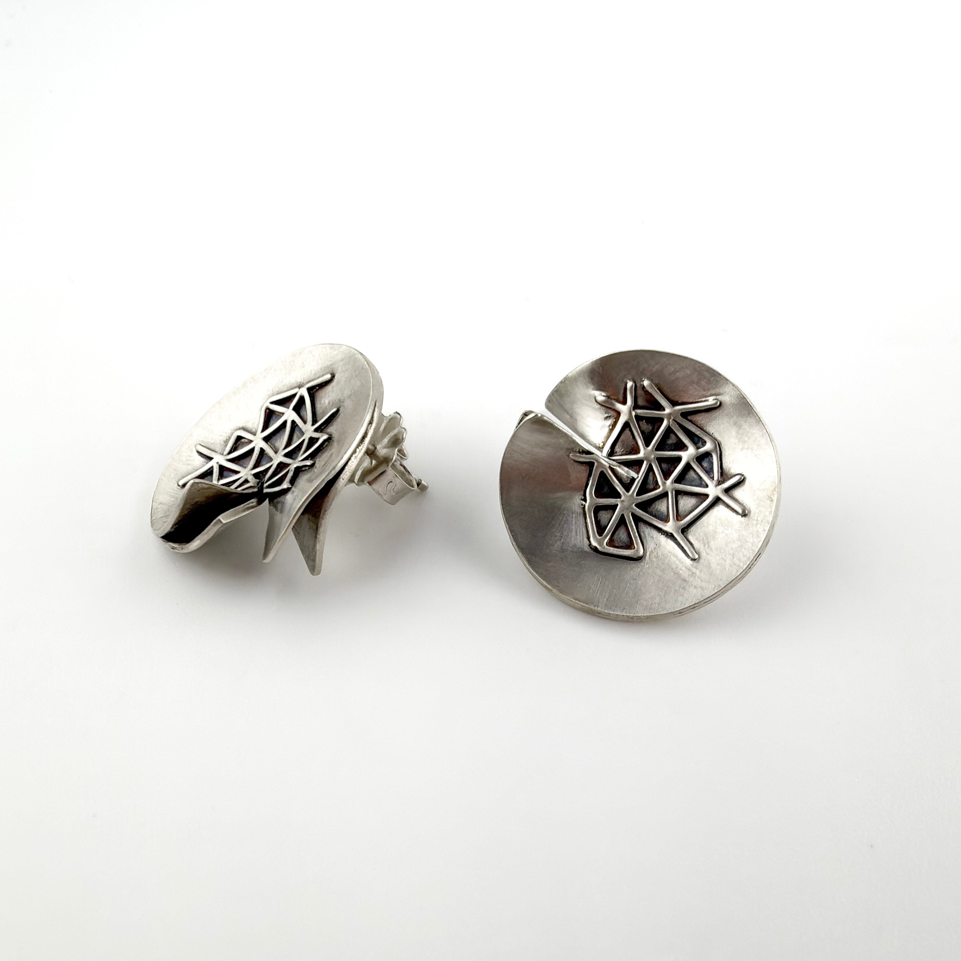 Open Circle Statement Earrings