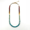 All Degrees - Knotted Silk Gemstone Bead Necklace
