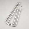 Geometric Long Hoop Earrings