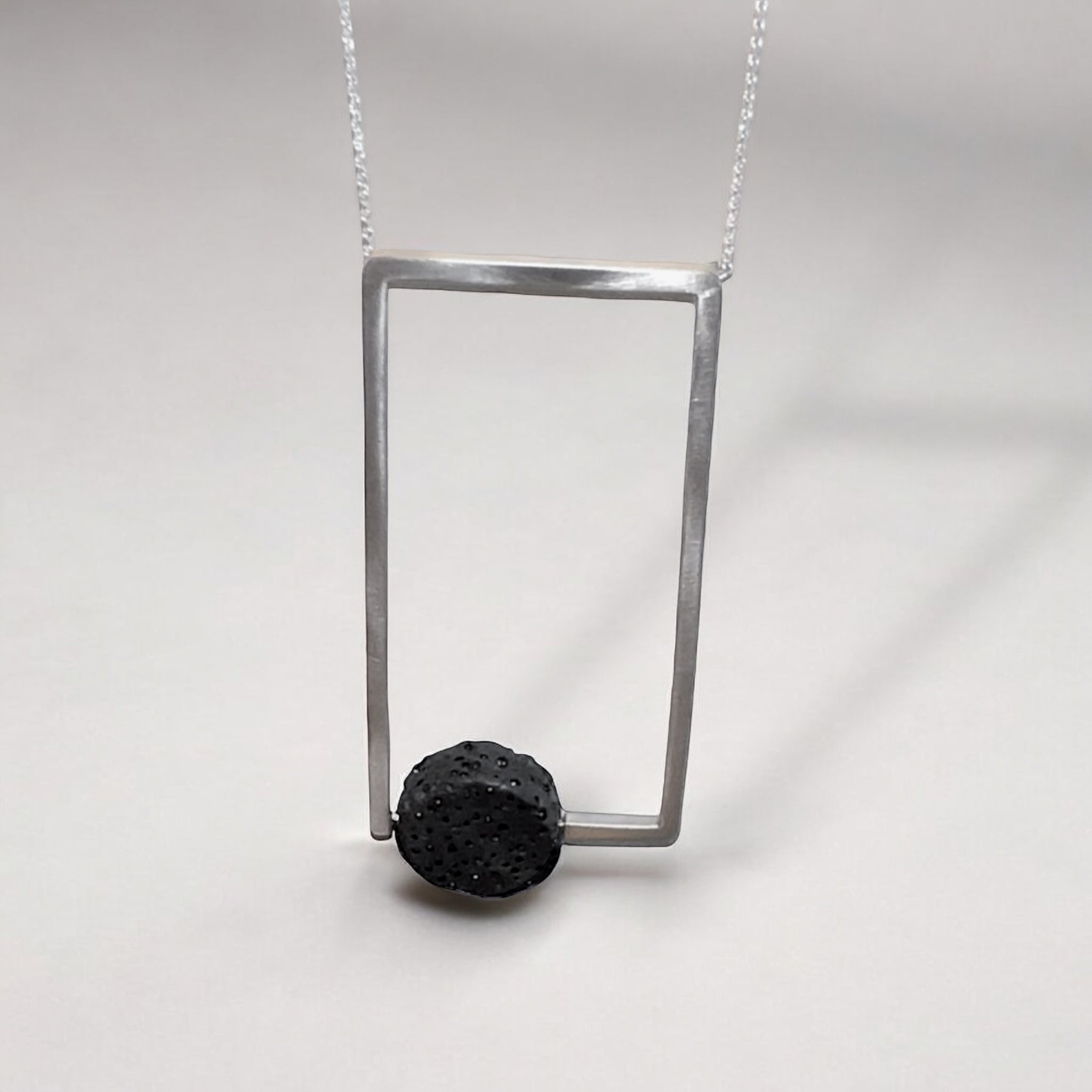 Lava Rectangle Pendant