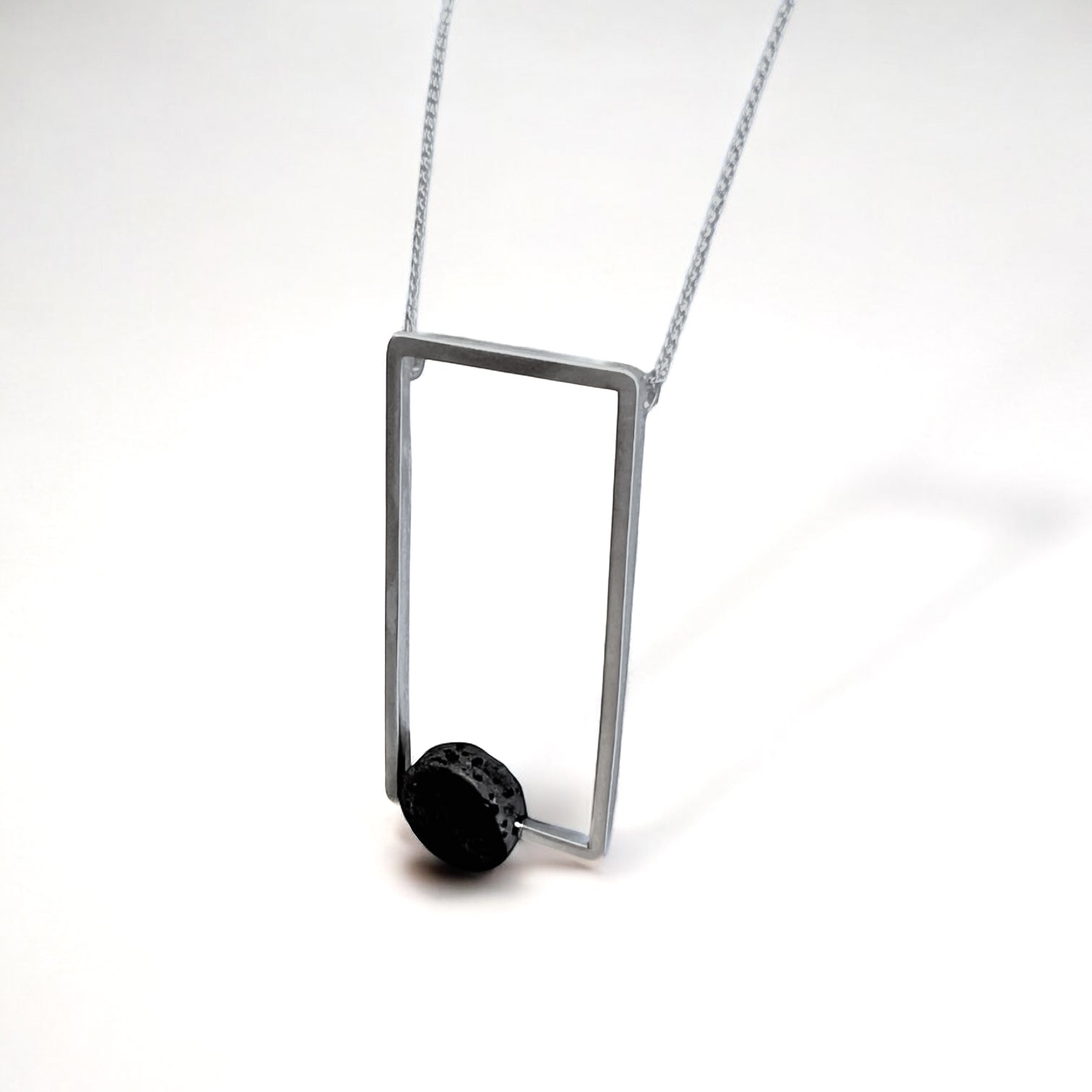 Lava Rectangle Pendant