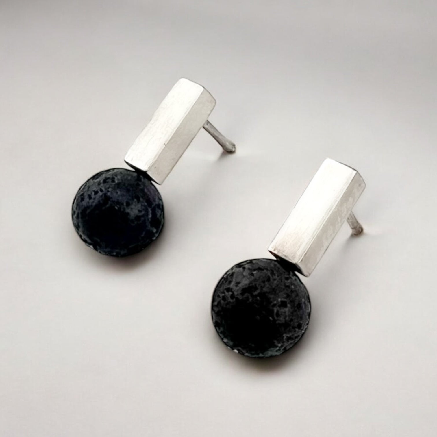 Lava Brick Earrings