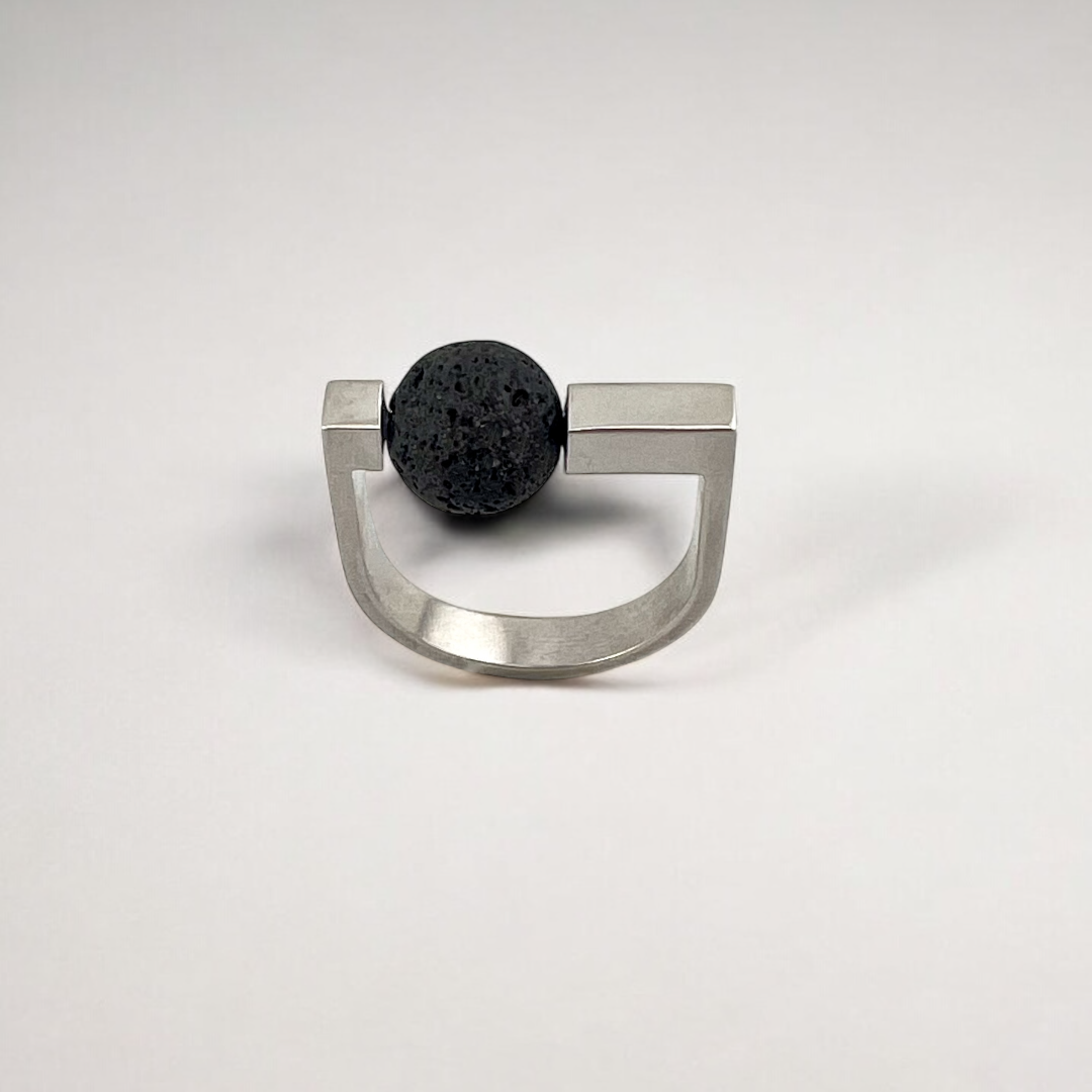 Lava Ball Fidget Ring