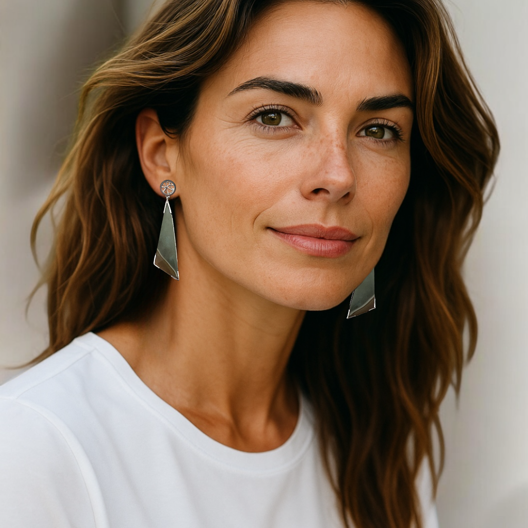 Landscape Jasper Dangle Earrings